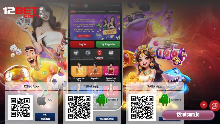App 12Bet cho trải nghiệm mượt mà, tốc độ nhanh hơn nhiều lần bản web