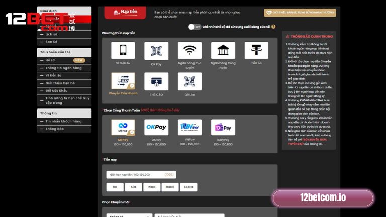 Chuyển tiền nhanh đơn giản, tiện lợi