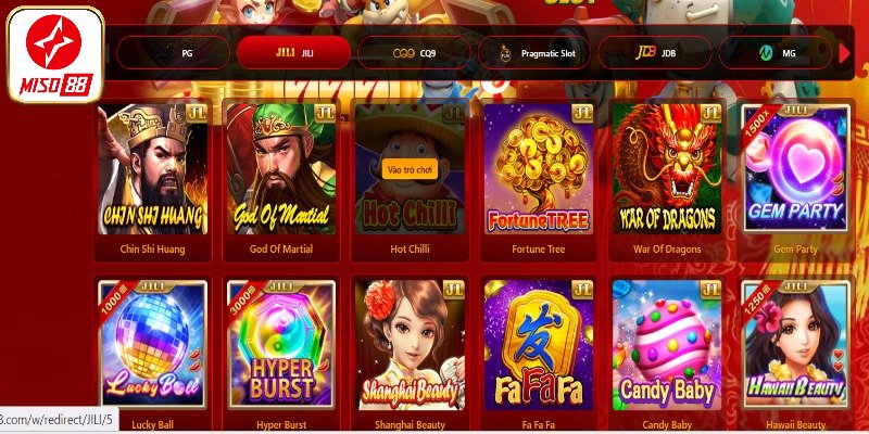 Chơi nổ hũ Miso88 rút thưởng thần tốc