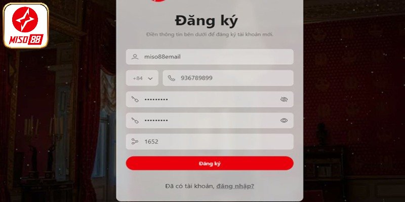 Hướng dẫn đăng ký Miso88 dành cho newbie