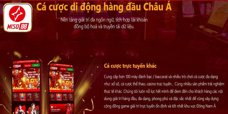 Phiên bản nhà cái Miso88 mobile ưu việt