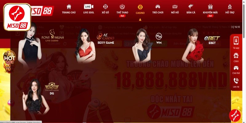 Nhà cái thường xuyên có ưu đãi giá trị