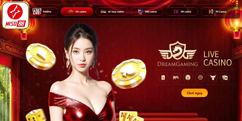 Sảnh Live casino Miso88 ăn khách