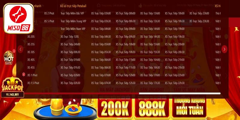 Chơi xổ số online Miso88 dễ dàng, tiện lợi